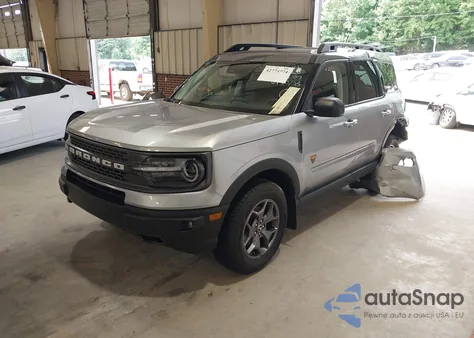 2023 Ford Bronco Sport Badlands из США, поврежденный, VIN 3FMCR9D90PRE15020